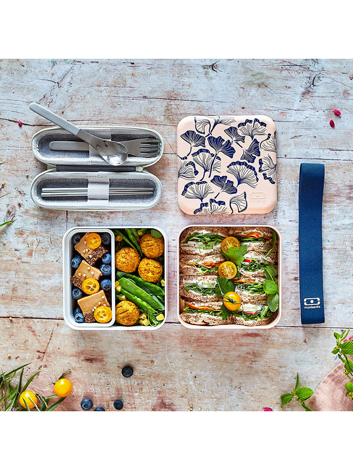 Monbento Lunchbox in Creme/ Blau/ Rosa - 1,7 l günstig kaufen onesize
