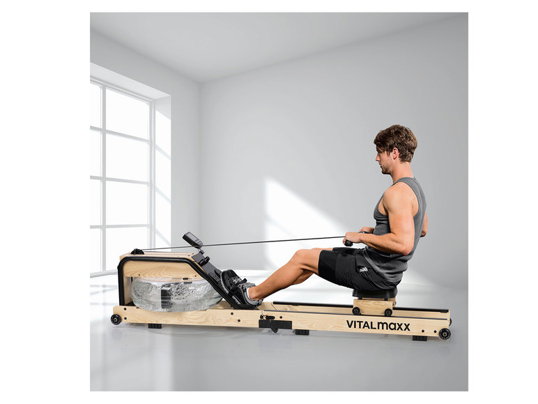 VitalMaxx Rudergerät H2O/klappbar hellbraun