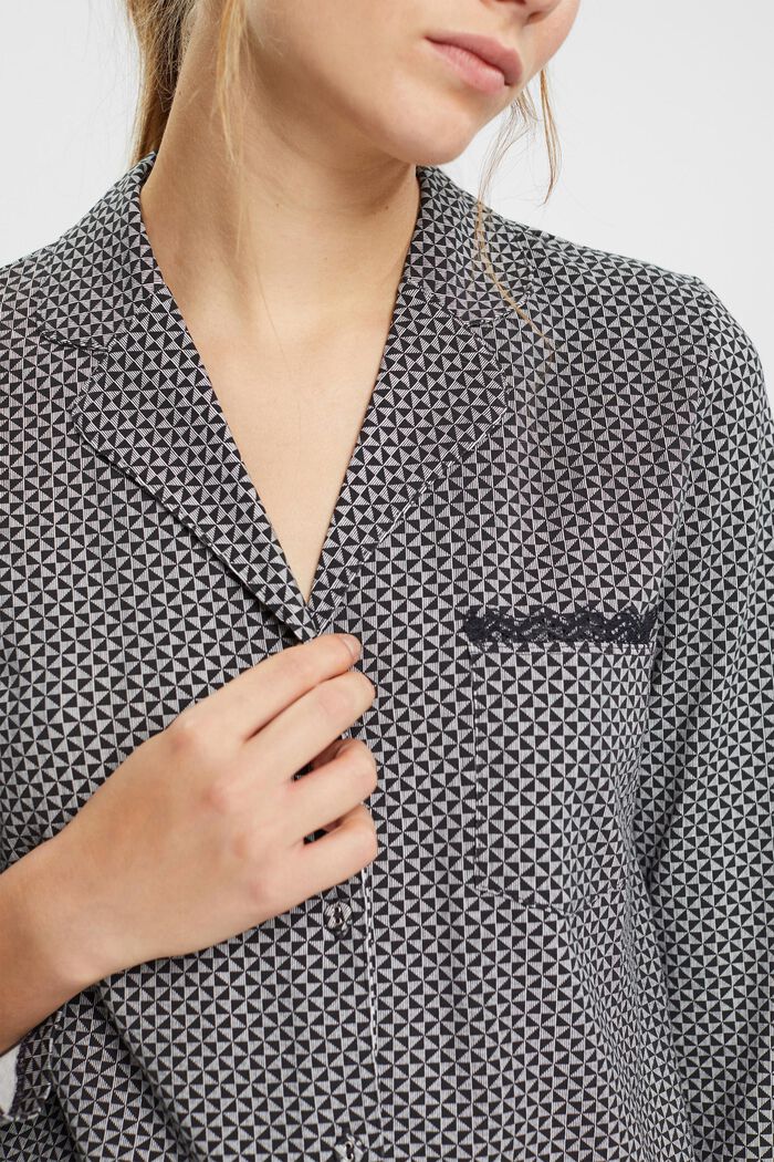 Jersey-Nachthemd mit Print