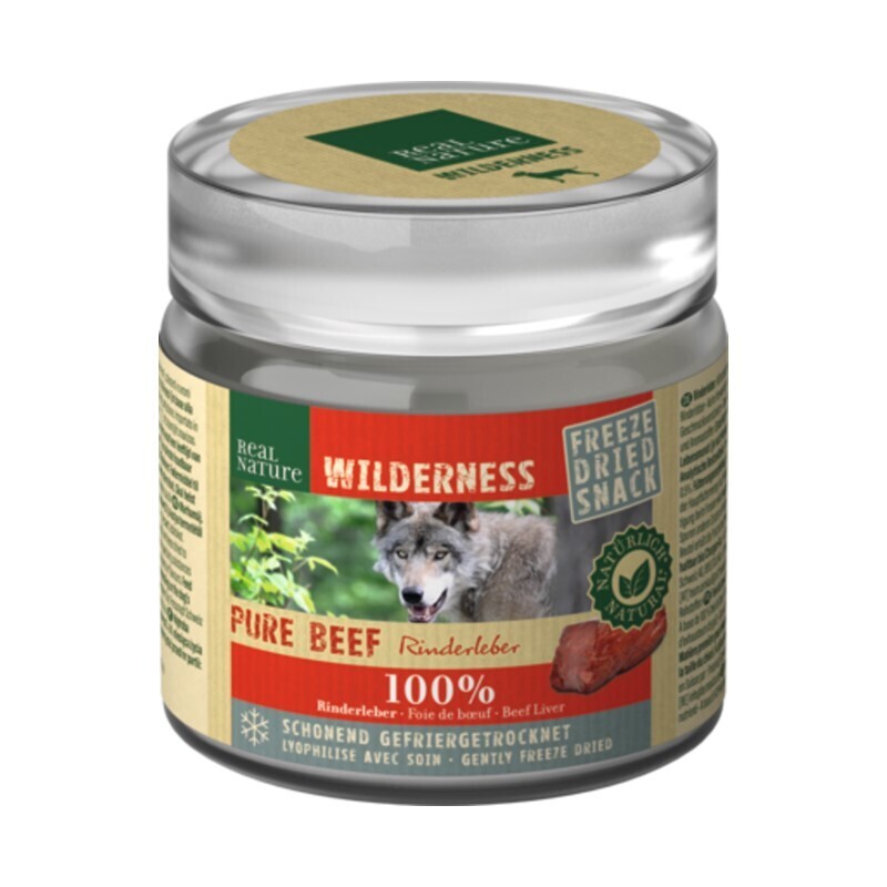 REAL NATURE Snacks REAL NATURE Wilderness Rinderleber 50g