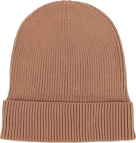 FRAAS Gerippte Strickmütze aus reiner Baumwolle