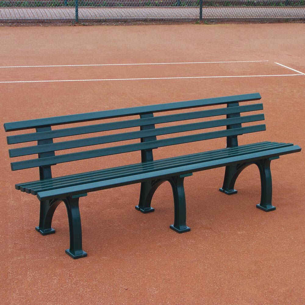 Tennisbank Mit Lehne - Grün