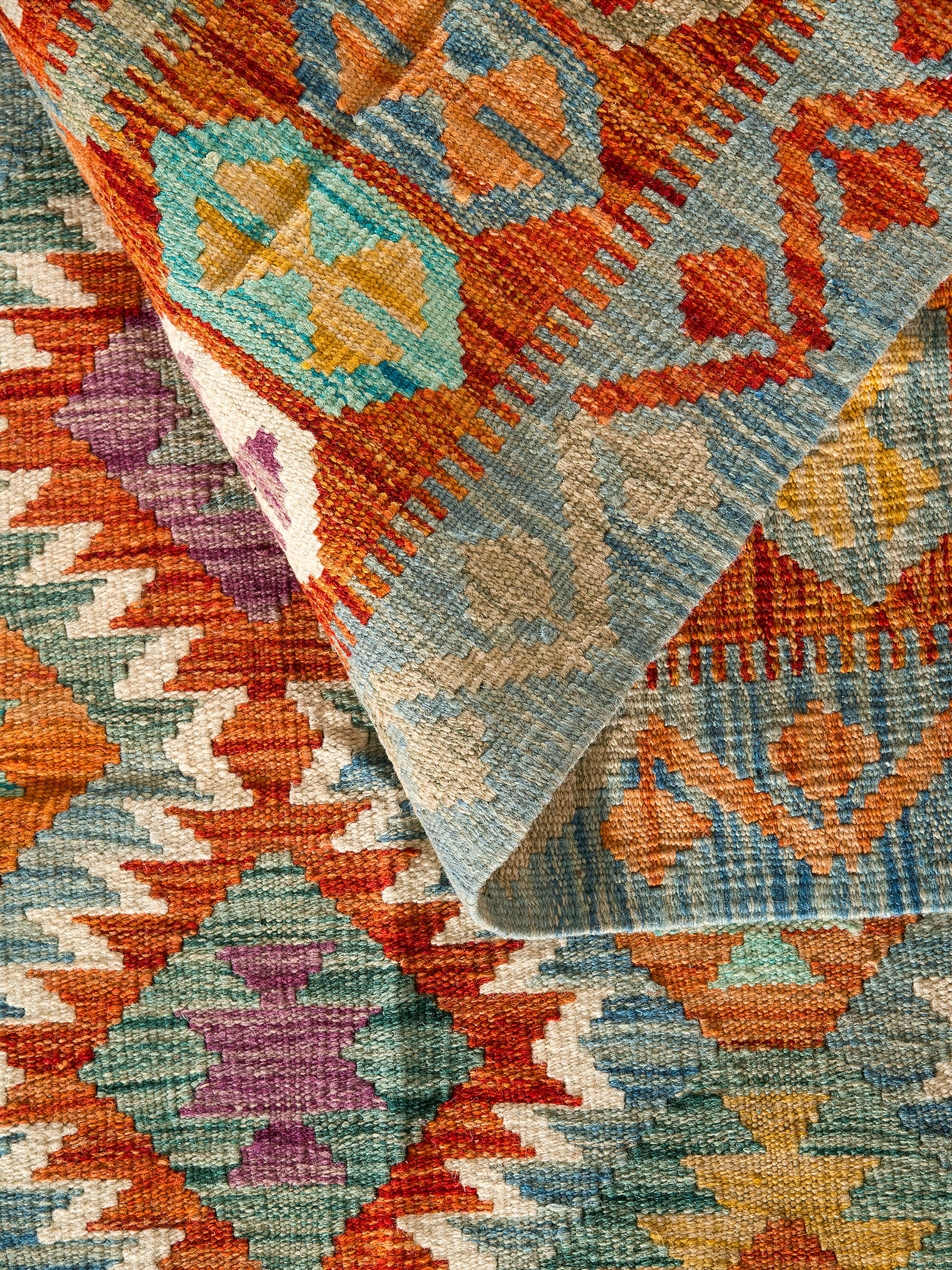 Afghan Kelim ca. 161 x 241 cm, Unikat / Einzelstück