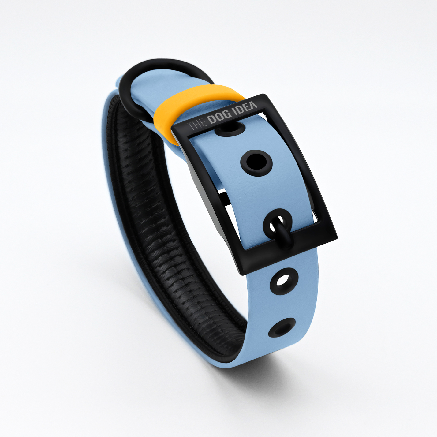 THE DOG IDEA Hundehalsbänder THE DOG IDEA Biothane Halsband Hellblau L