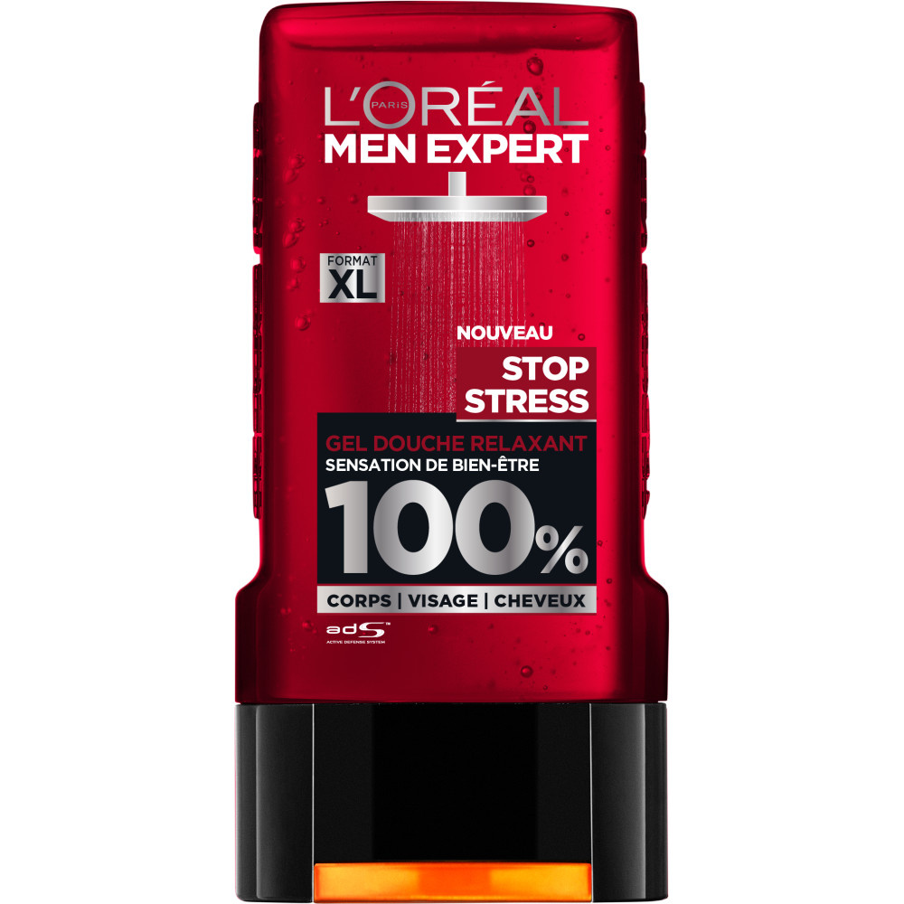 L'Oréal Paris L'Oréal Men Expert Stop Stress Gel Douche Relaxant - 300ml Gel douche Relaxant Homme