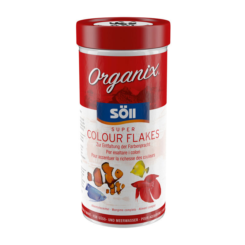 Söll Hauptfutter Söll Organix Super Colour Flakes 490ml