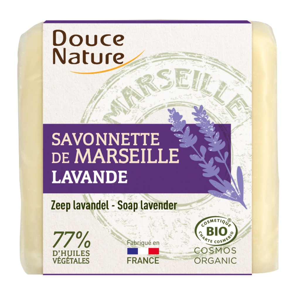 douce nature SAVONNETTE MARSEILLE LAVAND 100G SAVONNETTES PARFUMEES MARSEILLE