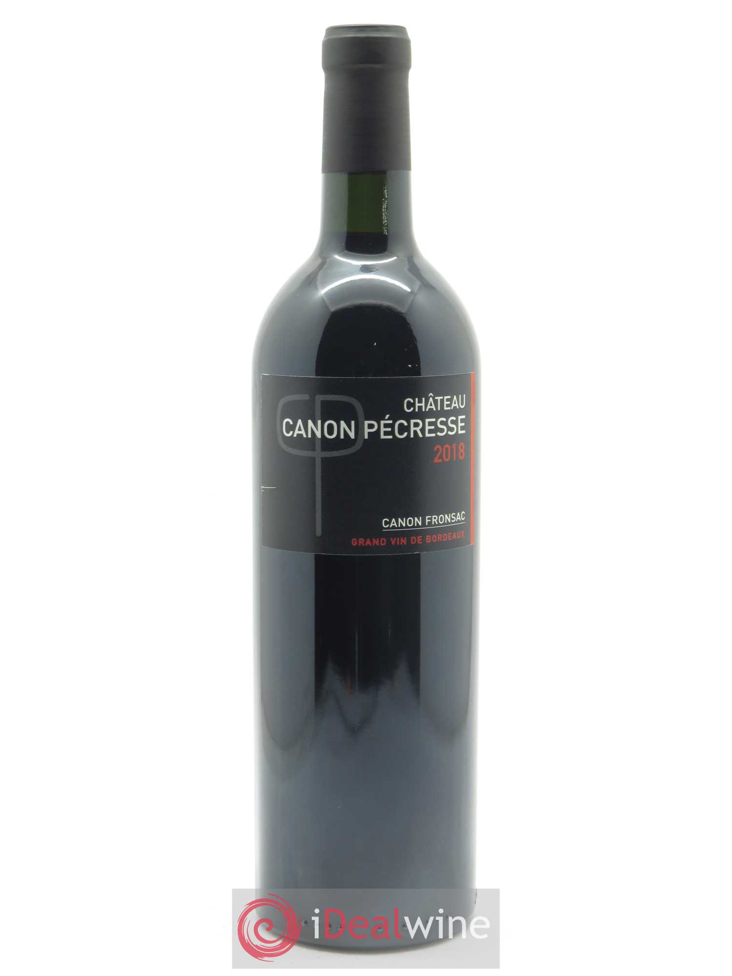 Château Canon Pécresse  2018 - Lot de 1 Bouteille