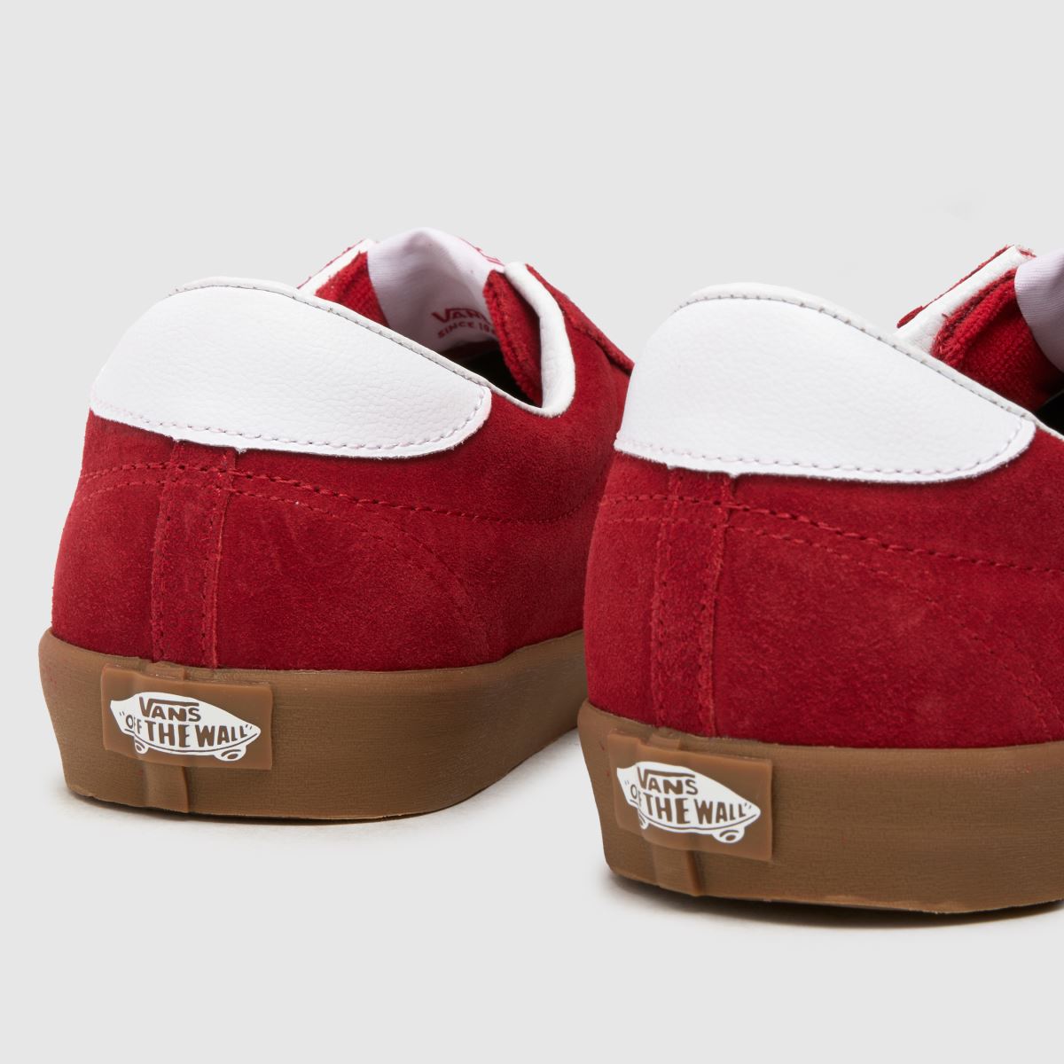 Vans sport alacsony szárú edzőcipők piros színben