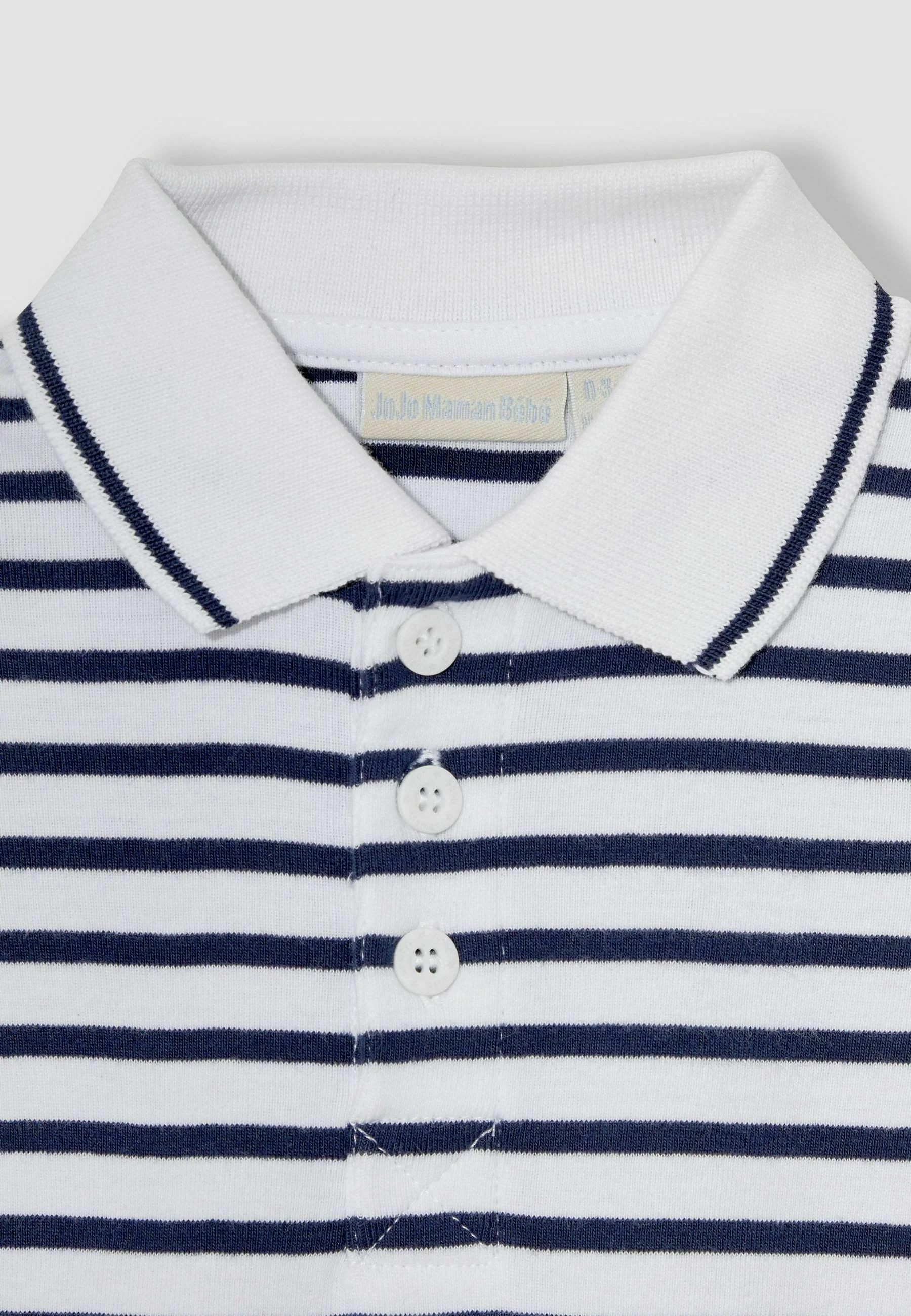 JoJo Maman Bébé STRIPE SHORT SLEEVE-REGULAR FIT - Body