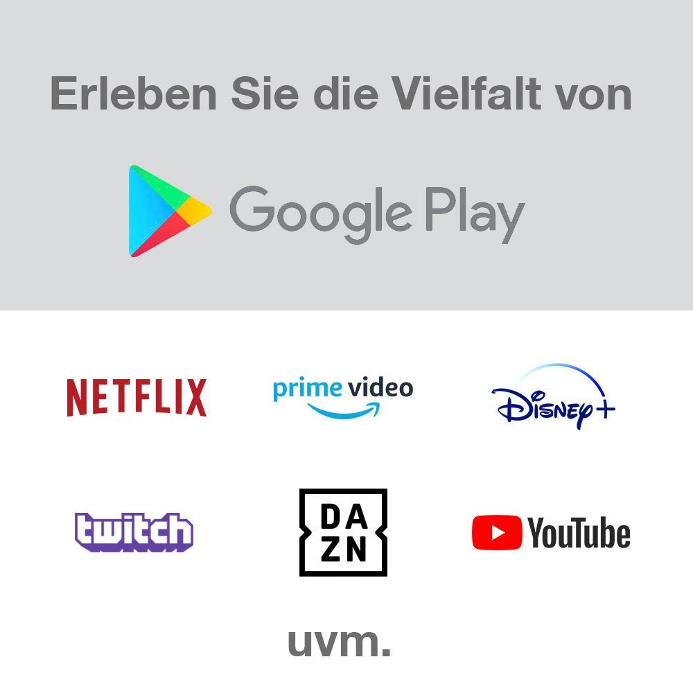 JVC LT-55VA3355 LED-Fernseher (139 cm/55 Zoll, 4K Ultra HD, Android TV, Smart-TV)