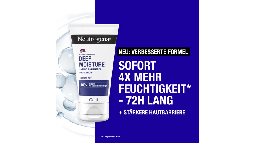 Neutrogena Deep Moisture Bodylotion 75 ml