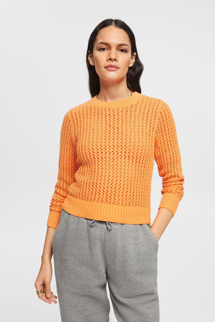 Strukturierter Pullover aus Bio-Baumwolle