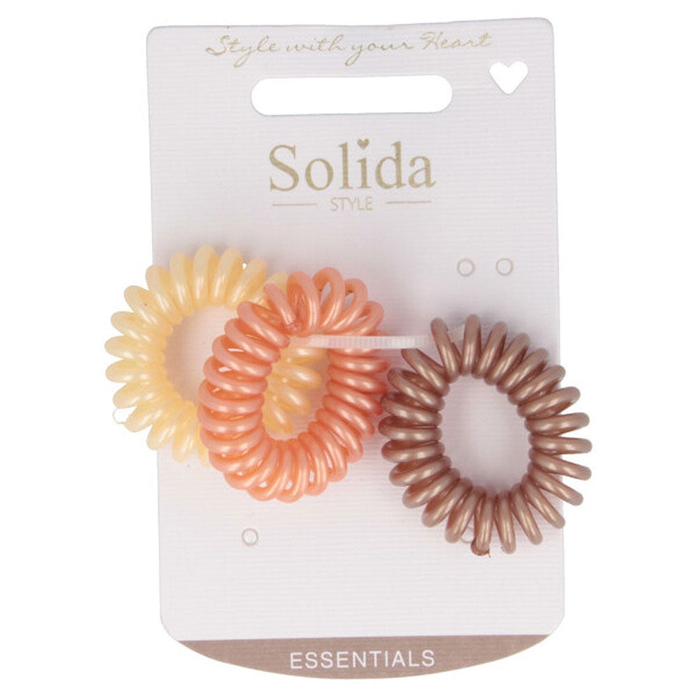 Solida Telefonkabelzopfabbinder gold-braun 3 Stk.