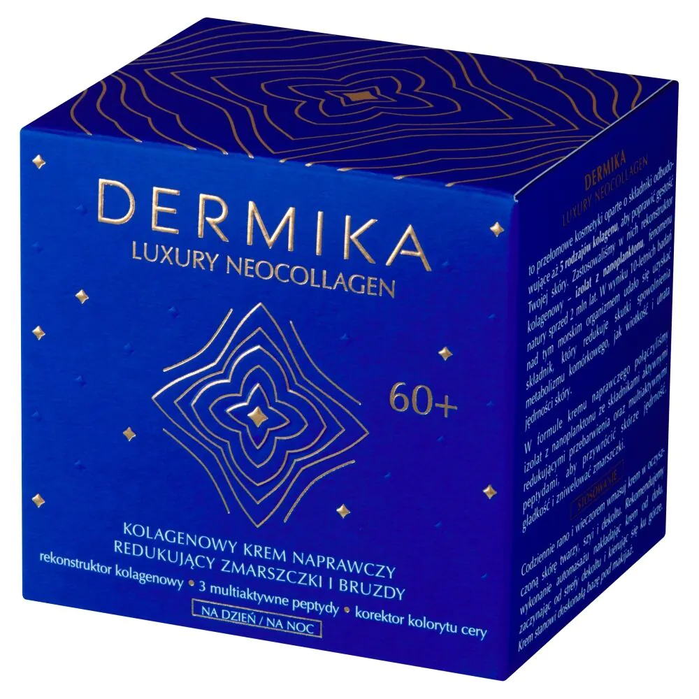 Dermika luksuzna Neocollagen krema za obnavljanje kolagena 60+ za dan i noć