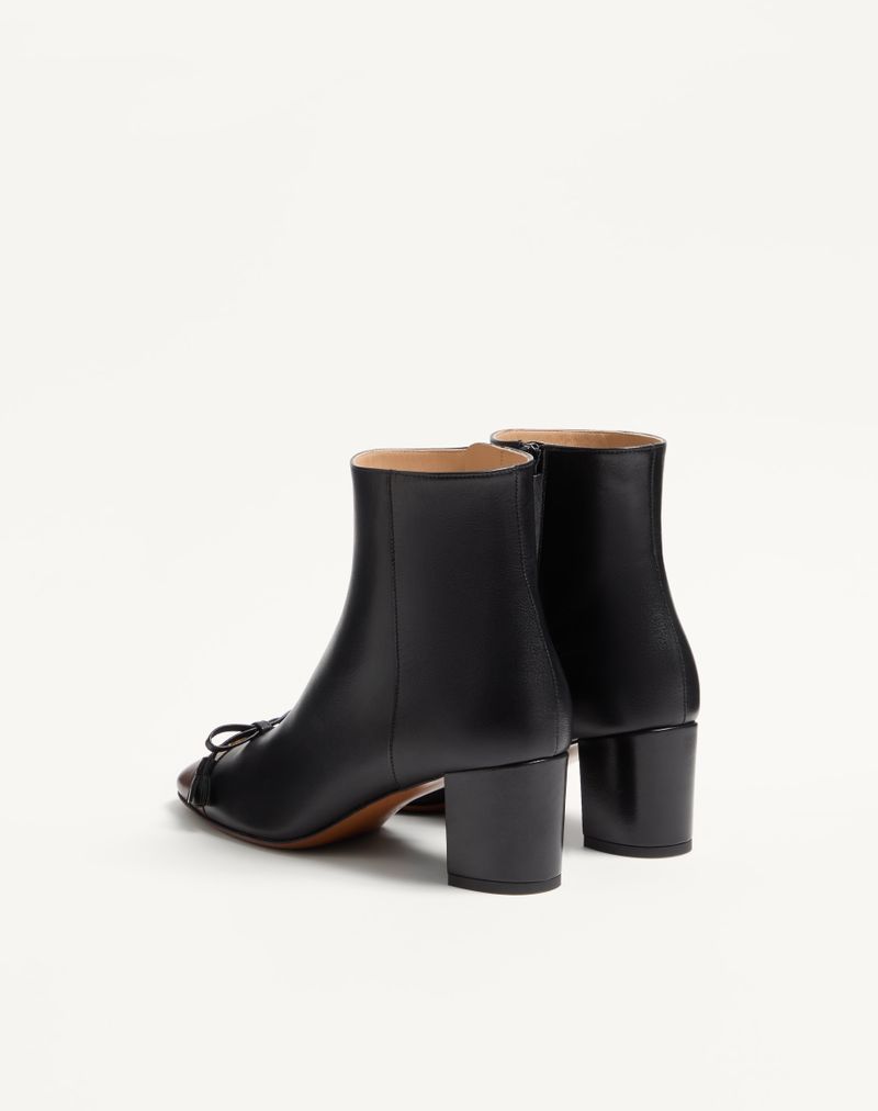 Bota de cano curto Valet Du Roi 60mm em couro de cabra