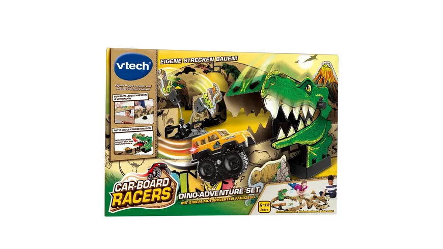 VTech - Car-Board Racers - Dino-Adventure Set