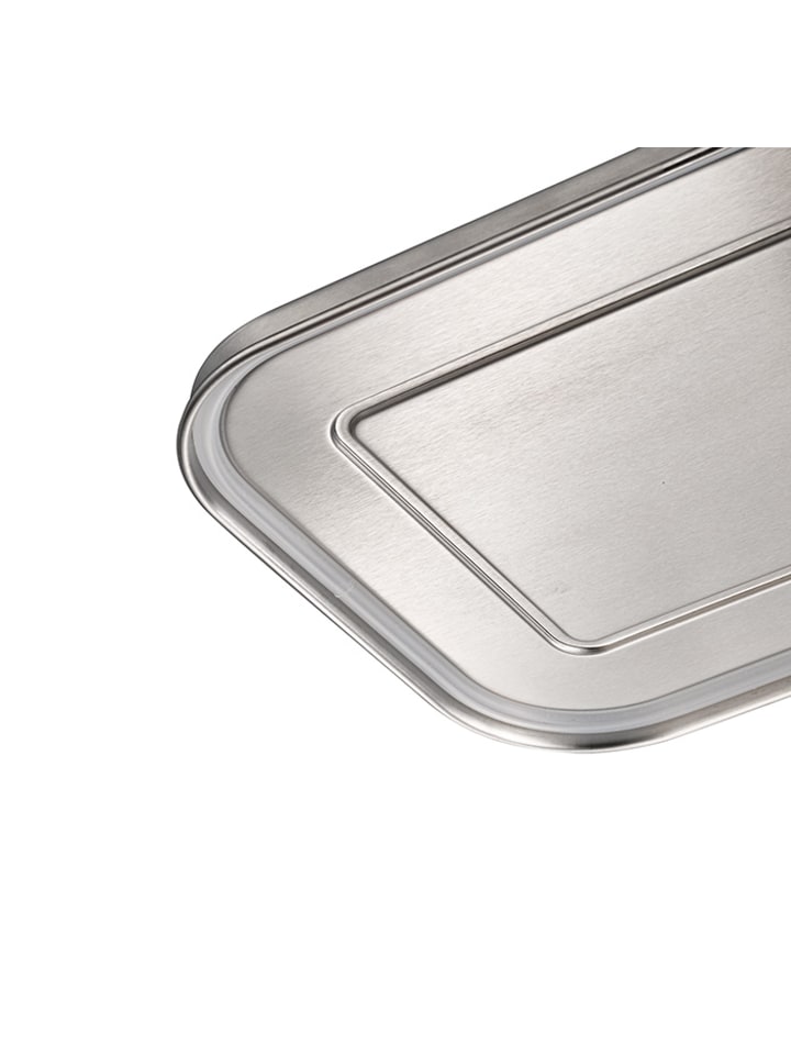 APS Lunchbox 0,8 Liter in Edelstahl 18,5 x 13,5 cm, H: 6,5 cm  günstig kaufen onesize
