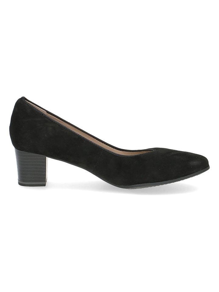 Caprice Leder-Pumps in Schwarz günstig kaufen