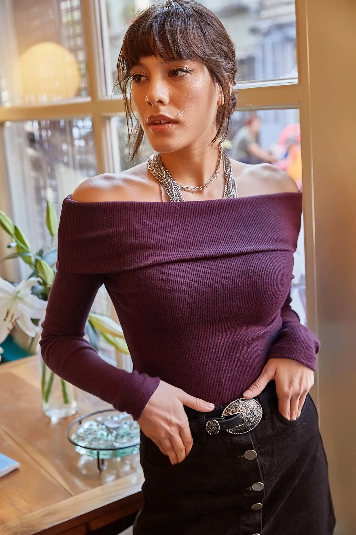 Olalook  Pullover - Lila - Regular Fit
