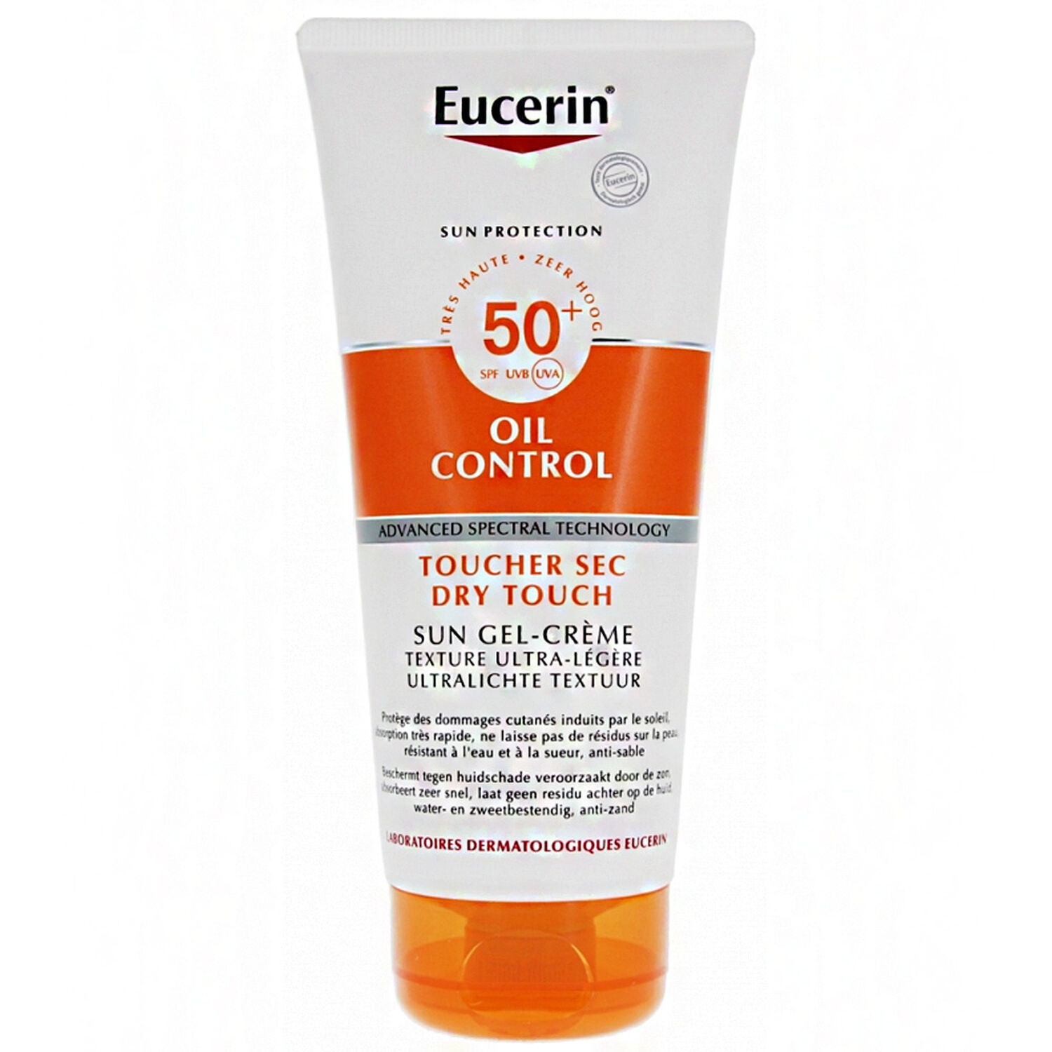Eucerin Sun Protection Oil Control SPF50+ Gel Crème Protecteur Corps - Peaux Sensibles et Grasses