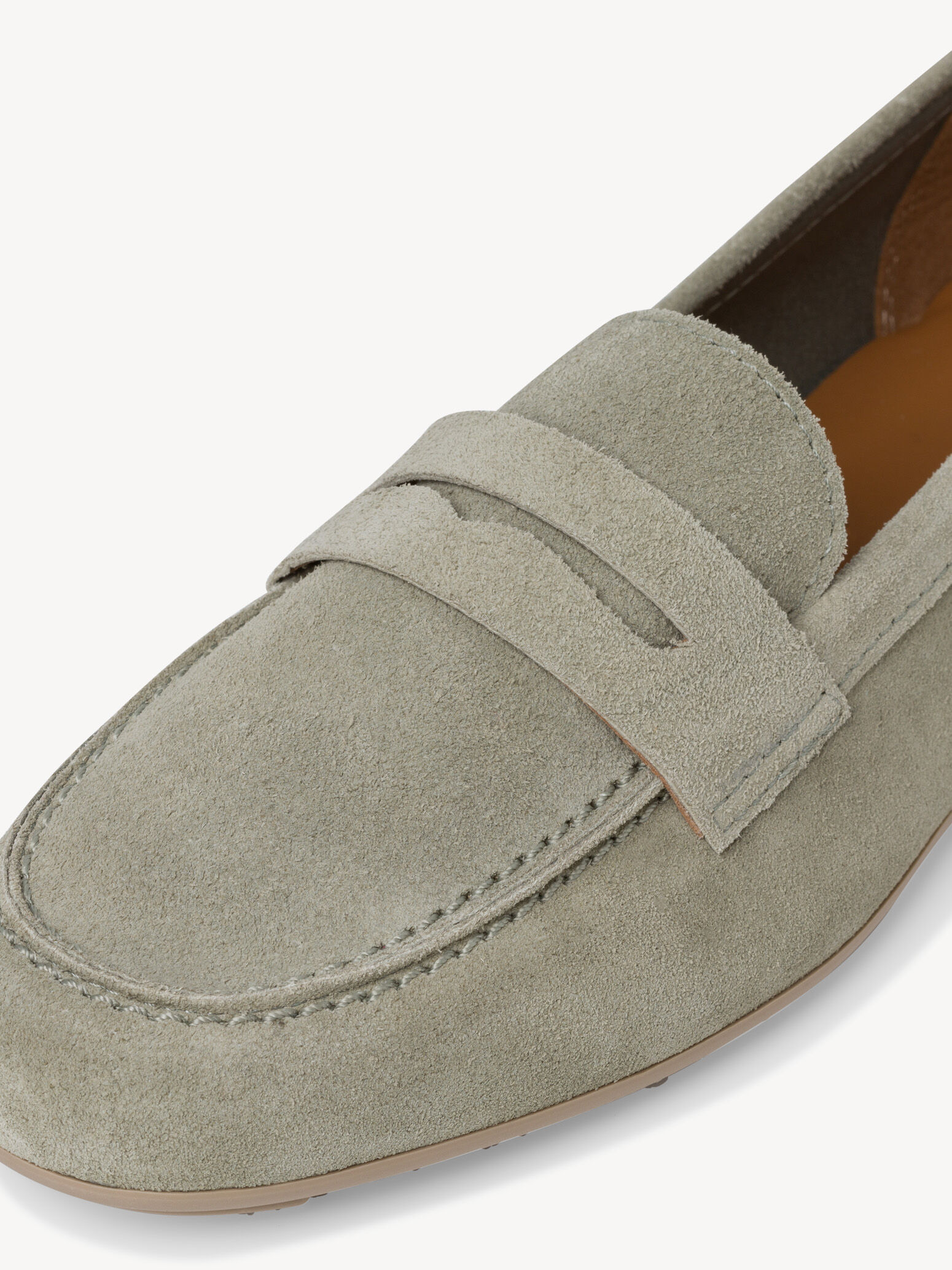 Mocassin en cuir - vert
