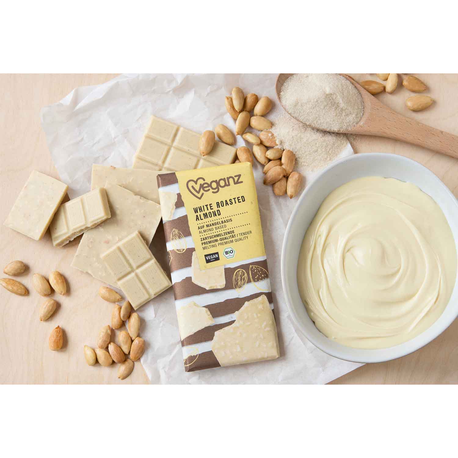 Veganz White Roasted Almond Bio 80g