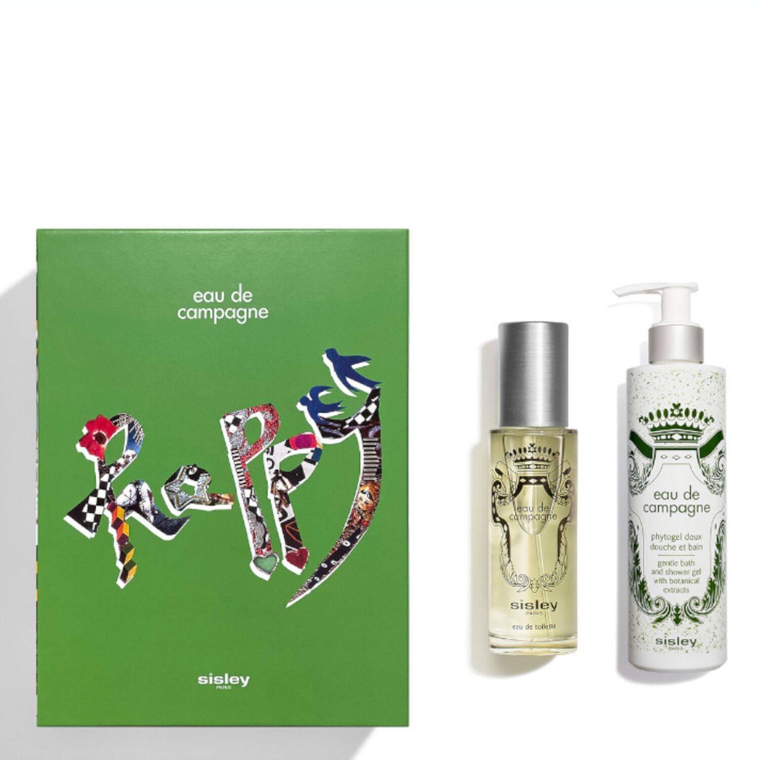 Sisley Eau de Campagne Coffret Eau de Toilette 100 ml + Phytogel Douche et Bain 250 ml