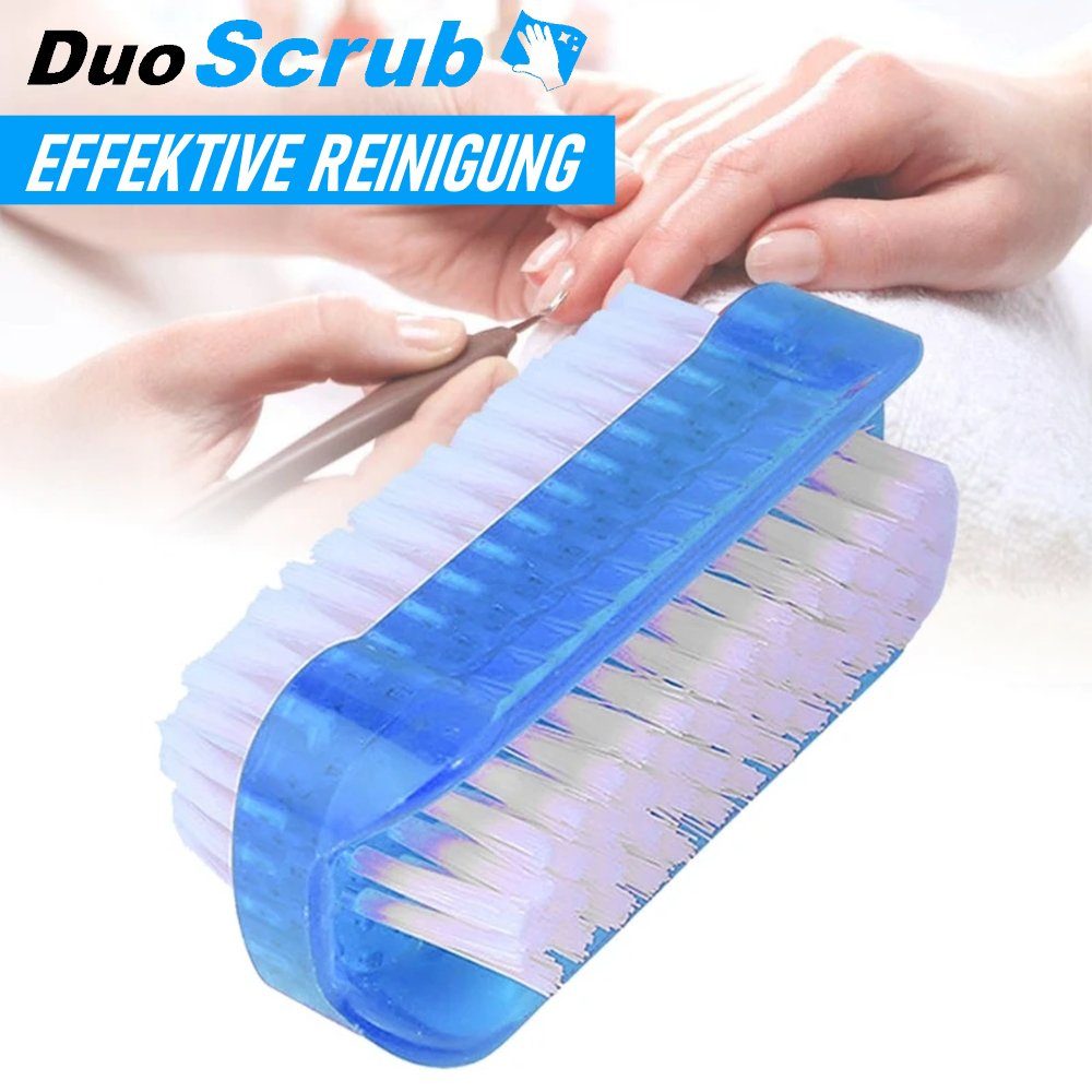 MAVURA Nagelbürste DuoScrub Handwaschbürste Nagelbürste Handbürste, Reinigungsbürste für Hände und Fingernägel doppelseitig [4er Set]