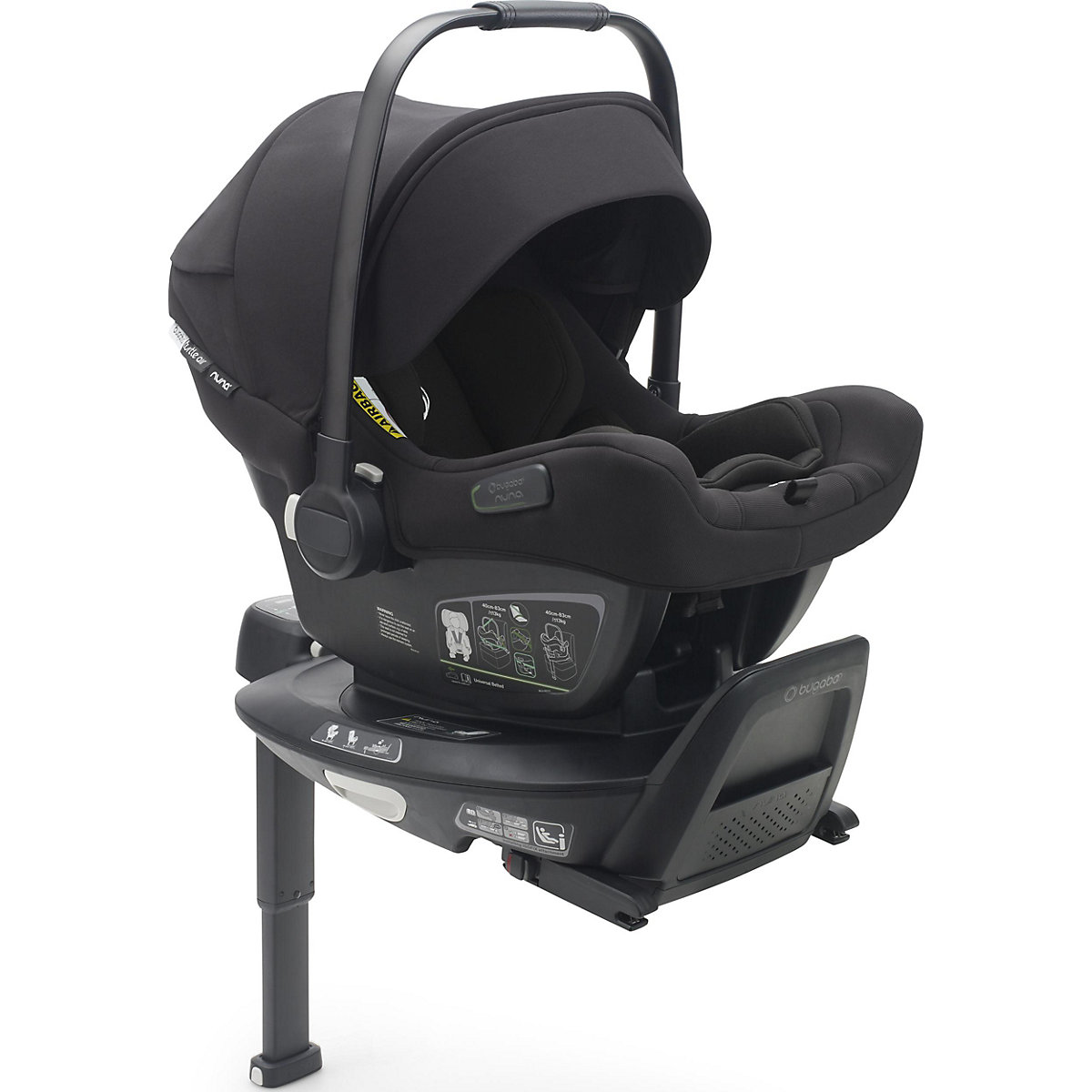 Babyschale Turtle Air by Nuna , schwarz