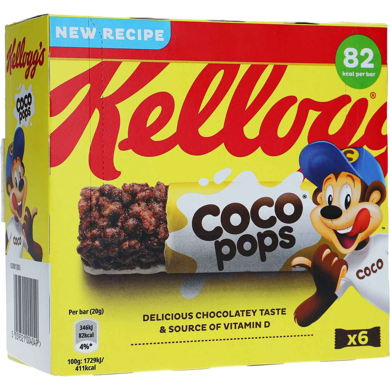 Kellogg's Coco Pops Riegel 6x20g