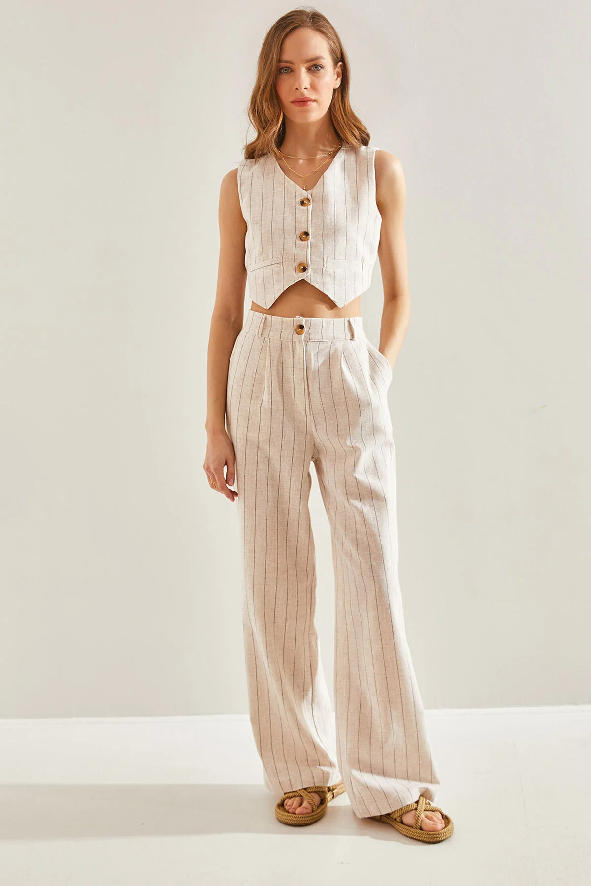 Bianco Lucci  Zweiteiler - Grau - Regular Fit