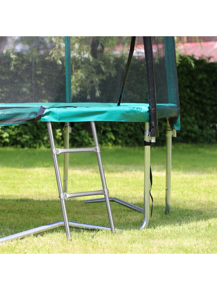 relaxdays Trampolin Leiter in Silber - 76 cm günstig kaufen onesize