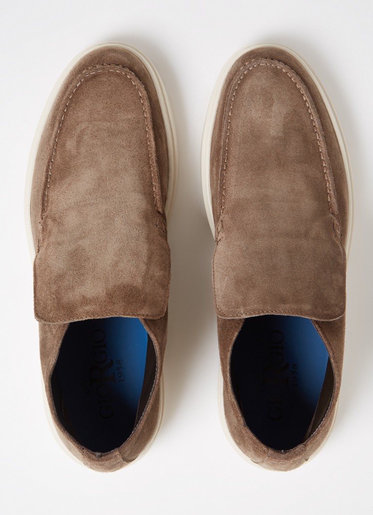 Giorgio Clean Cup -slip-on-kengät mokkanahkaa
