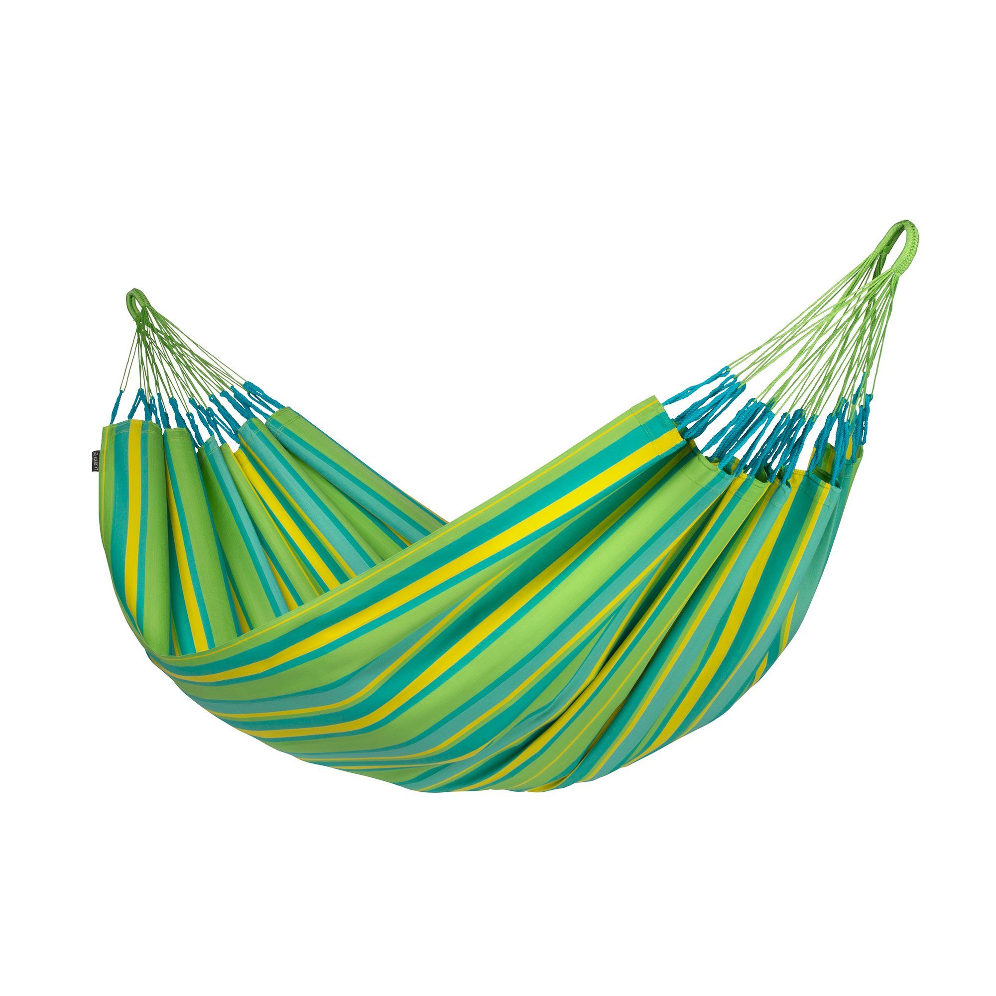 La Siesta Hängematte Brisa Lime - Klassische Doppel-Hängematte Outdoor- LA SIESTA, Hochwertige Qualität