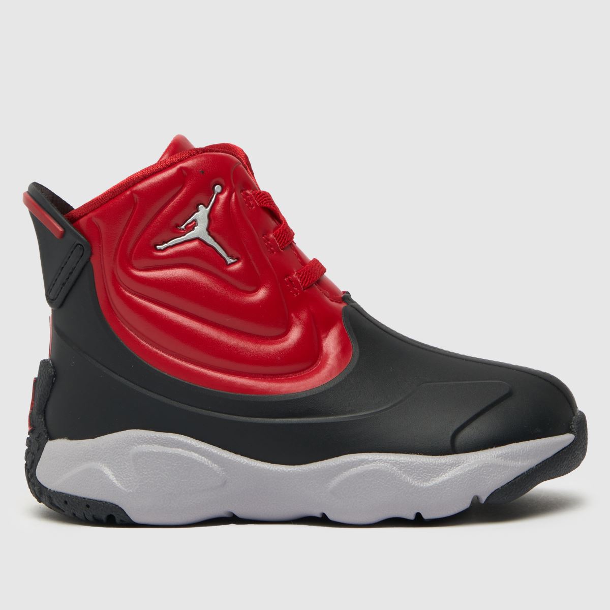 Nike Jordan svarta och röda dropp 23 småbarnsskor