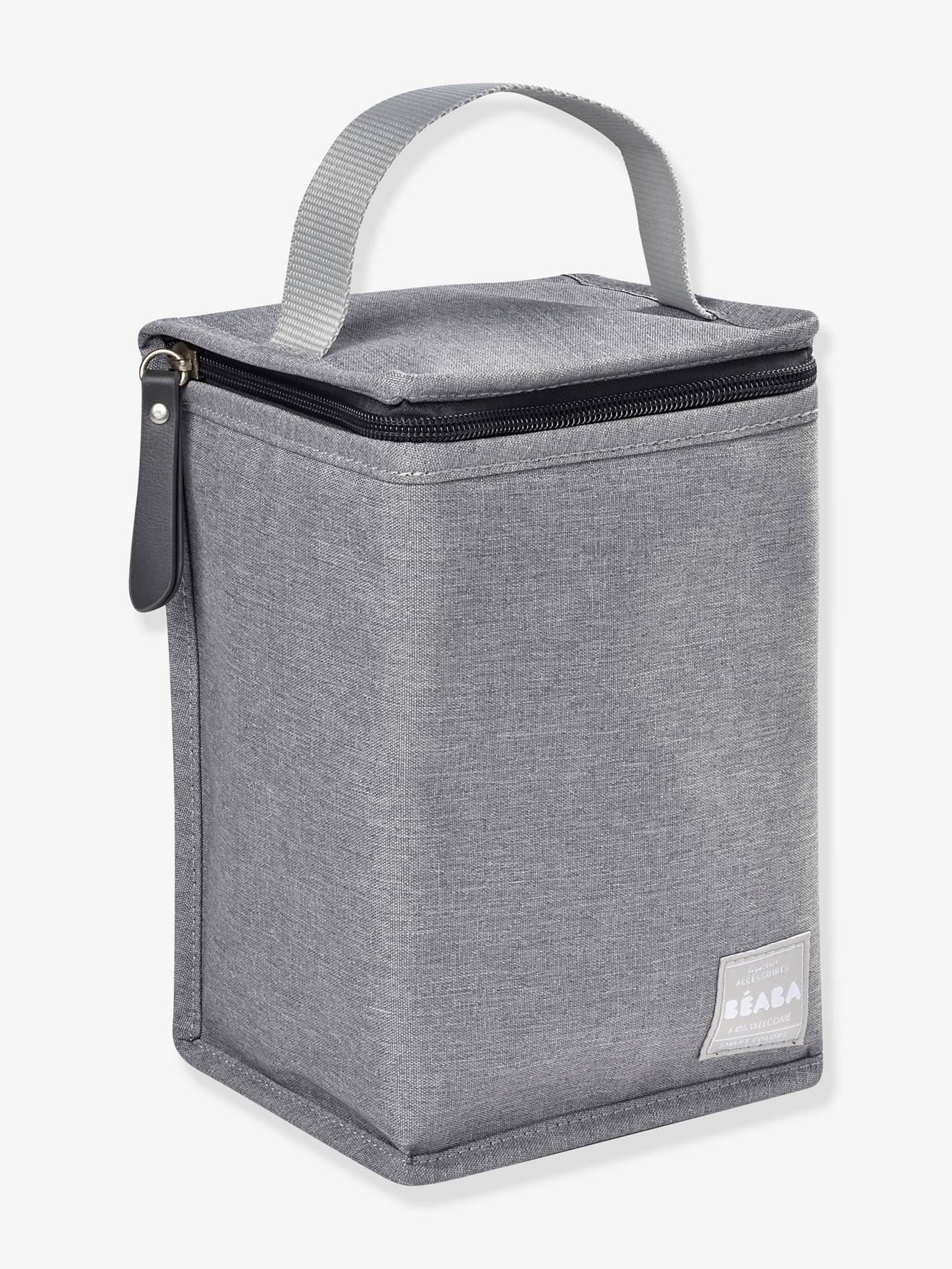 Pochette repas isotherme BEABA gris perle