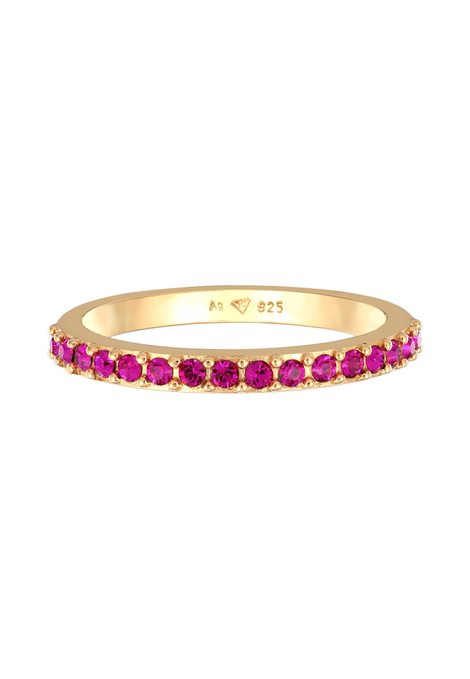 Anello da donna Elli con cristalli in argento sterling 925.