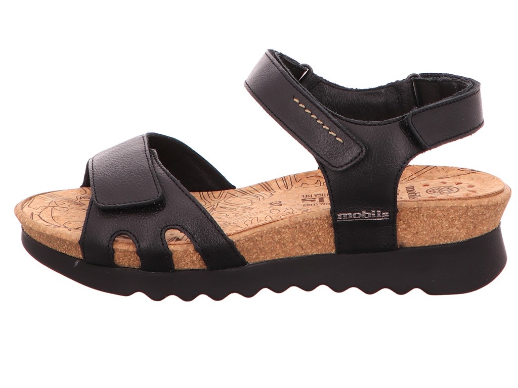 MEPHISTO Klassische Sandalen schwarz Quirina