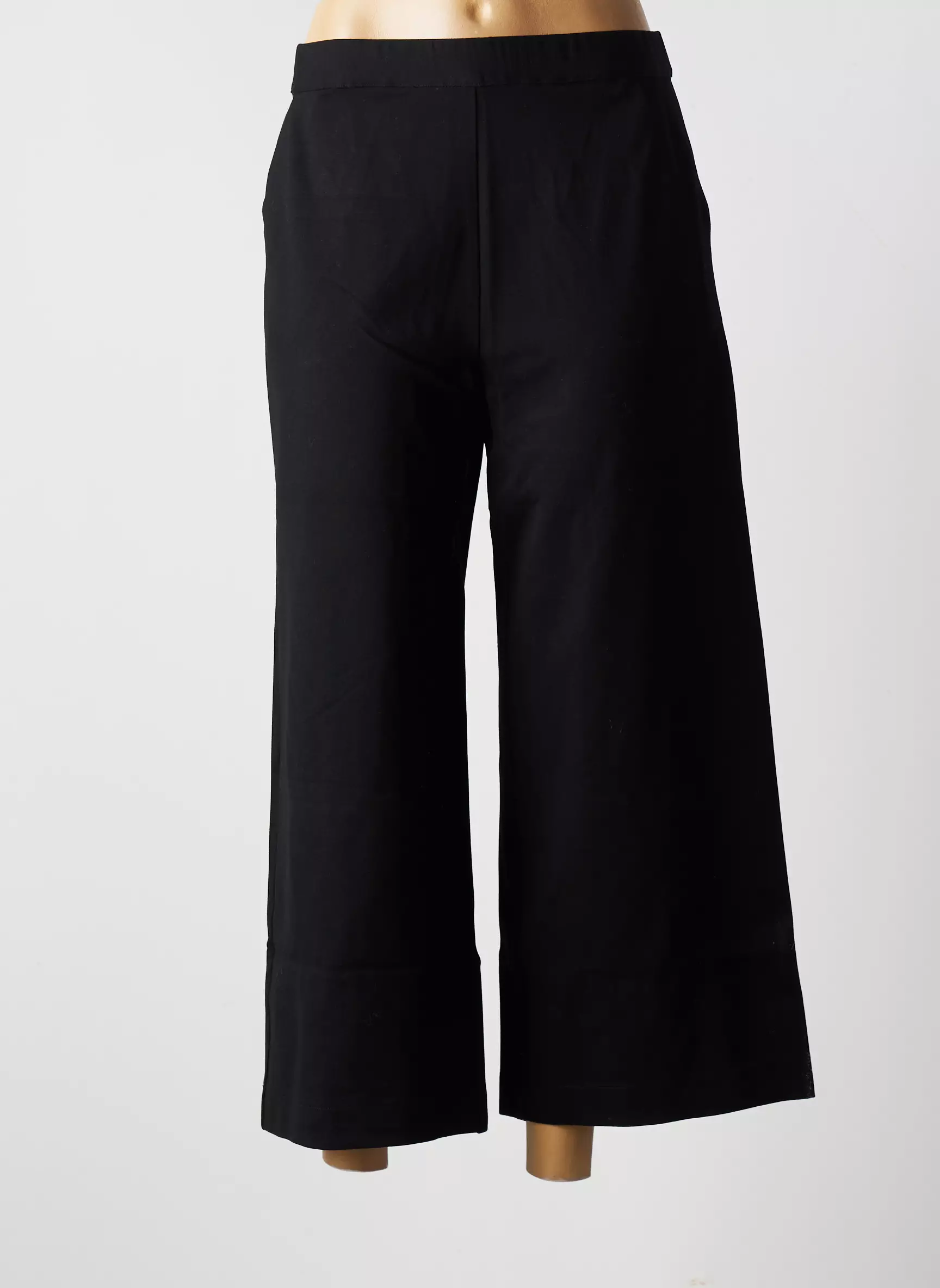 Blanc Boheme Pantalon7 8 Femme couleur noir