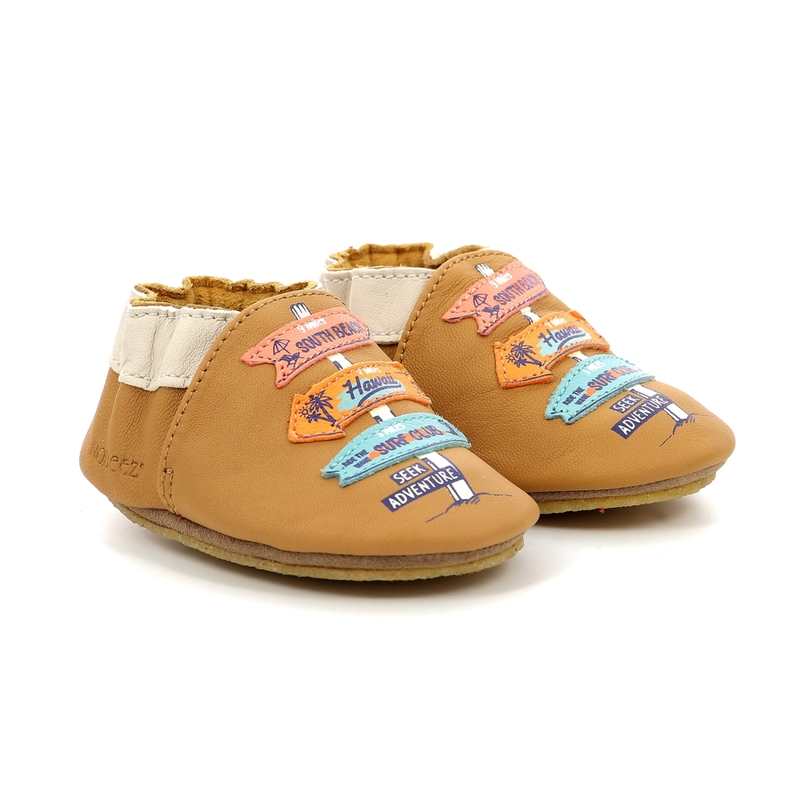 Chaussons cuir tannage vegetal Seek Advent Crp
