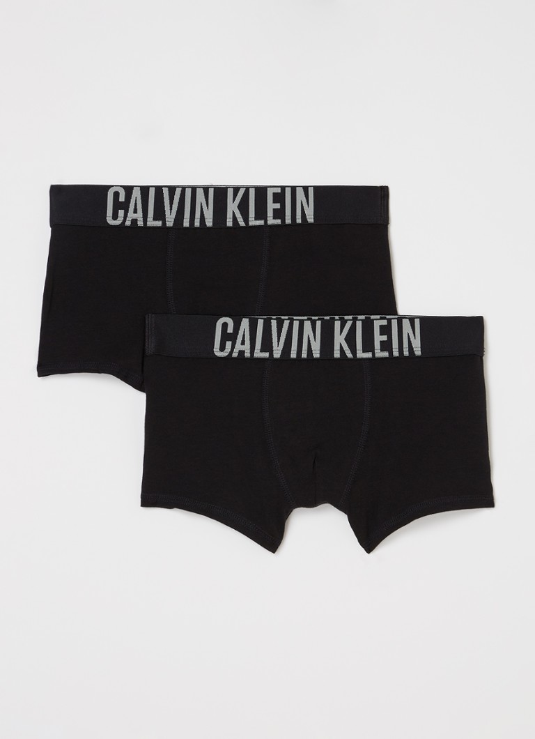 Calvin Klein Boxer Shorts with logo waistband in a 2-pack