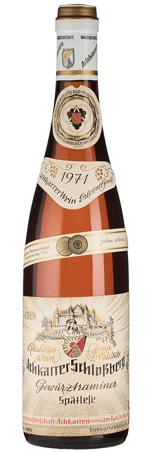 Schloßberg Gewürztraminer Spätlese 1971