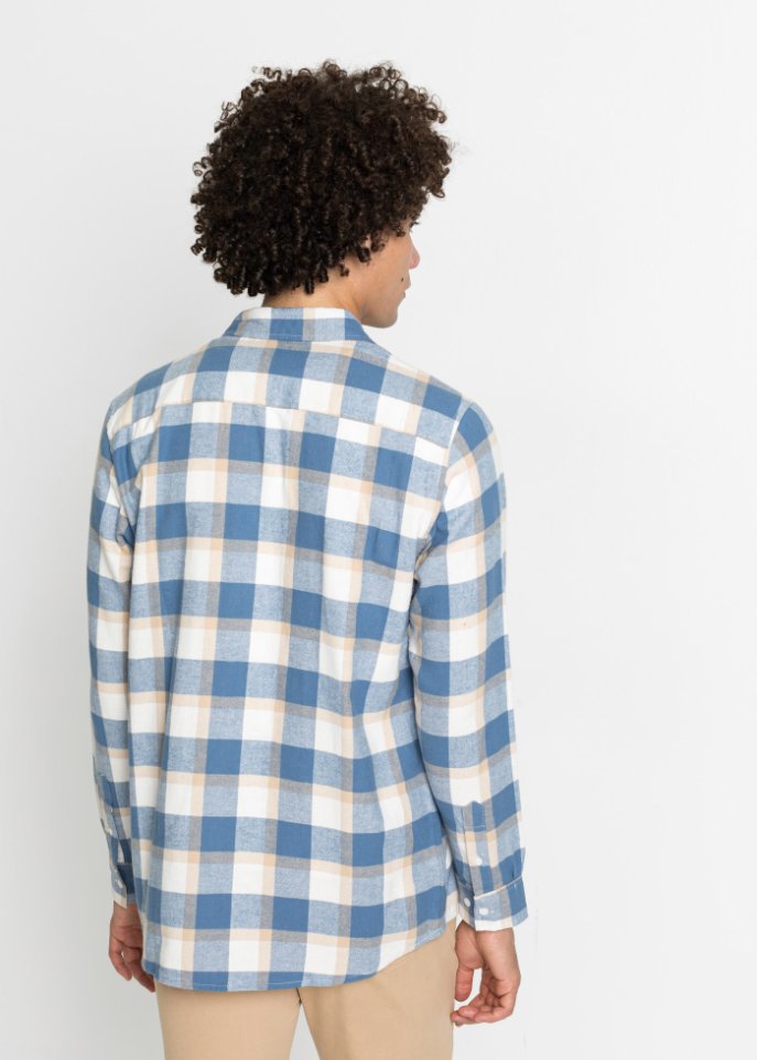 Flanell-Langarmhemd
