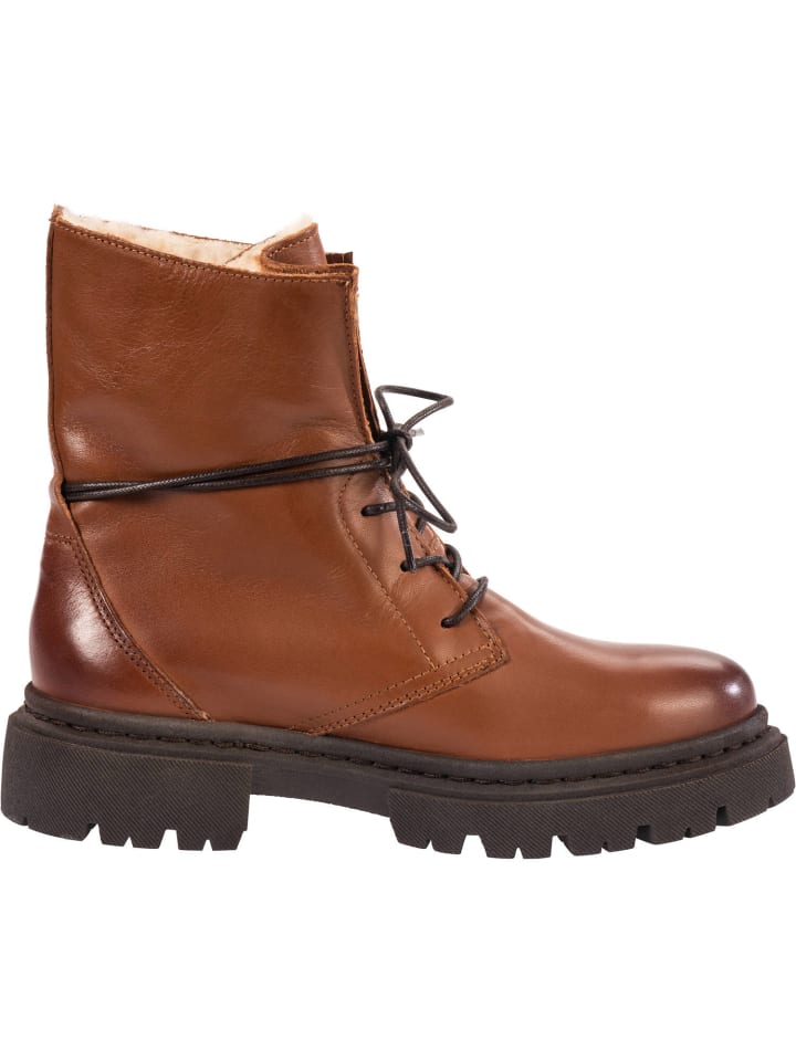 palado Schnürstiefeletten in Brown/Brown günstig kaufen