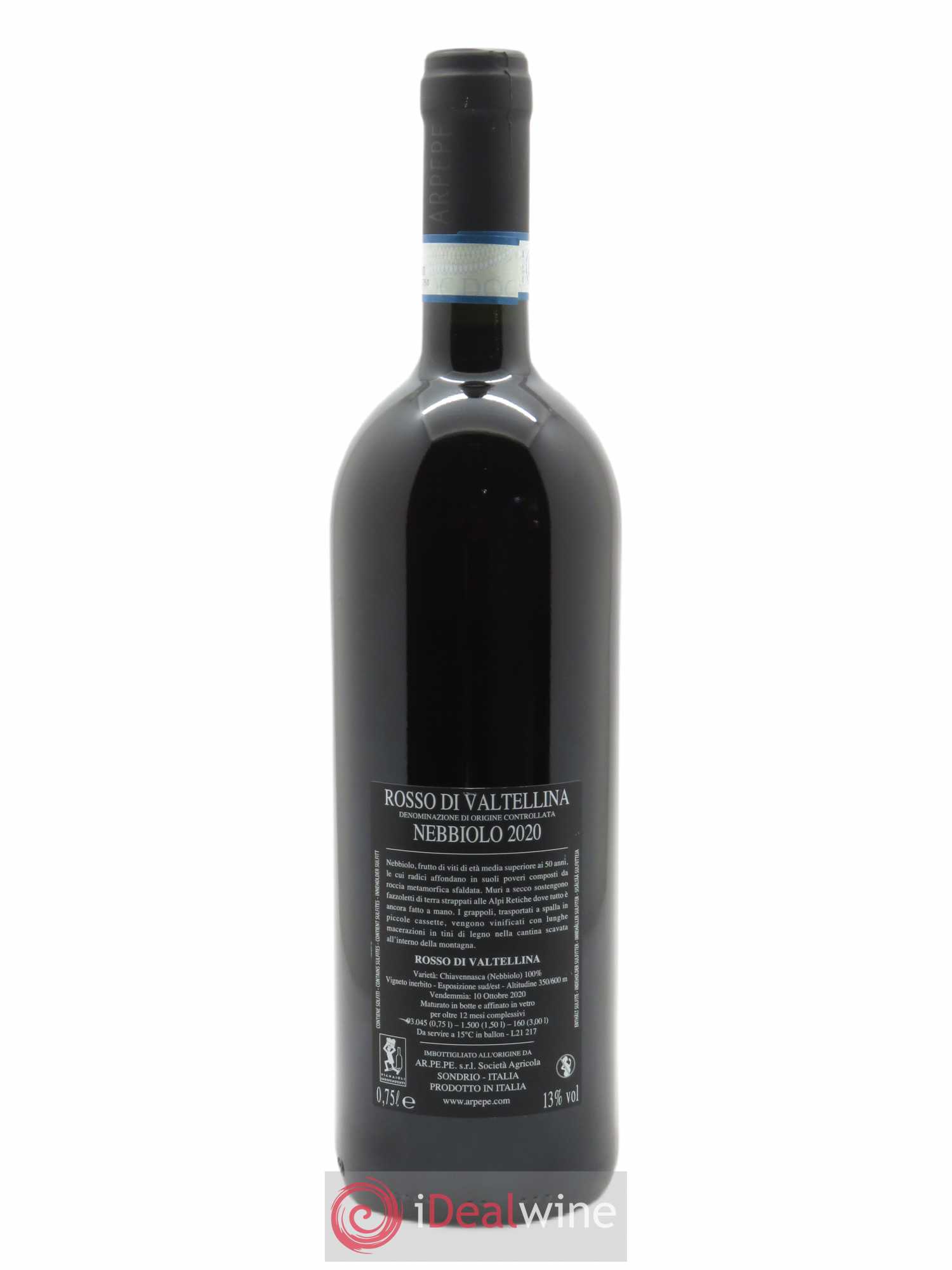 Rosso di Valtellina DOC Ar.Pe.Pe.  2020 - Lot de 1 Bouteille