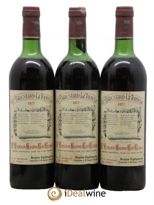 Château Balestard la Tonnelle Grand Cru Classé  1977 - Lot de 3 Bouteilles