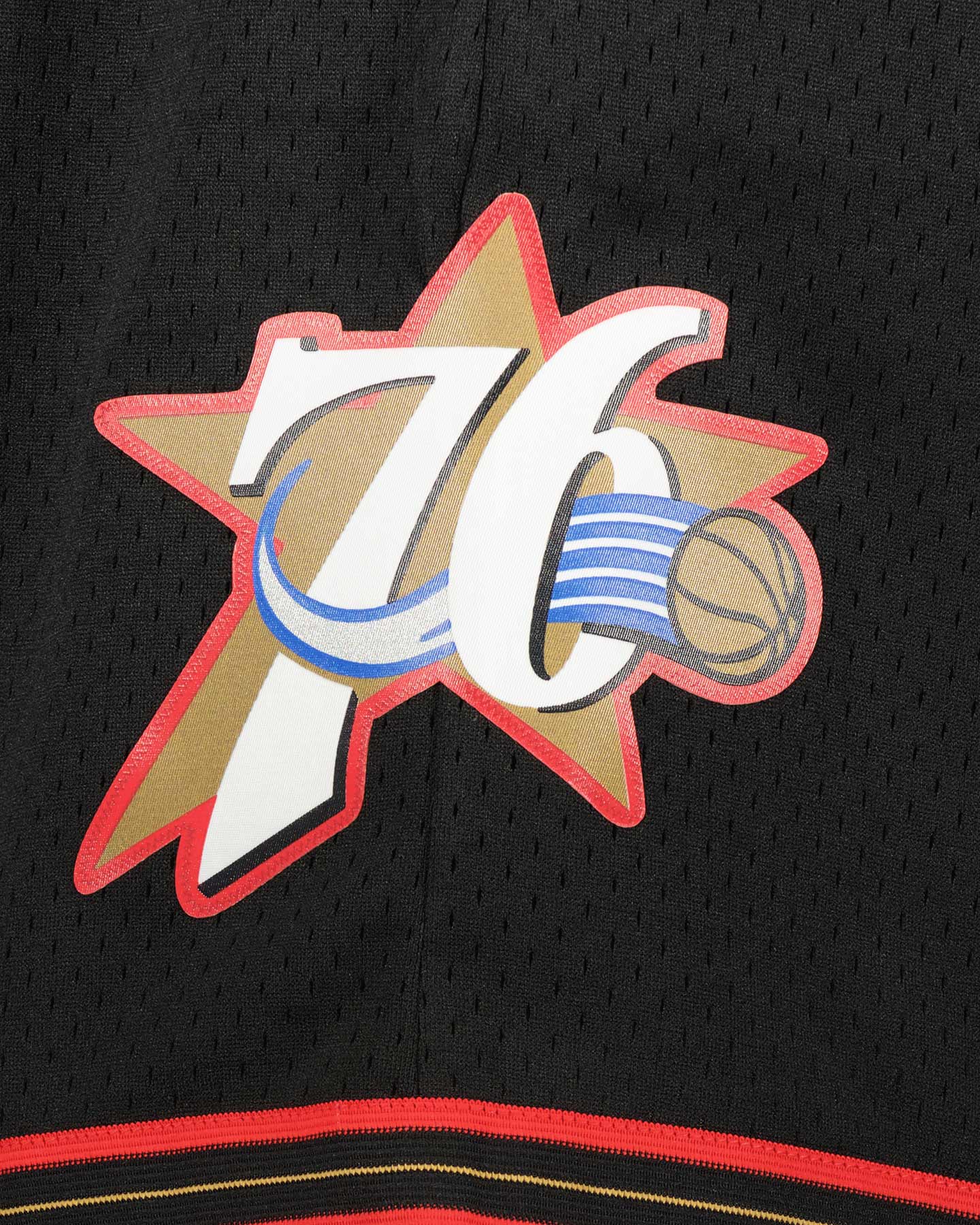 Pánske tričko Pantaloncini Basket Mitchell&amp;ness Nba Philadelphia 76ers #39.00 Icon M SMSHGS18248-P76BLCK0