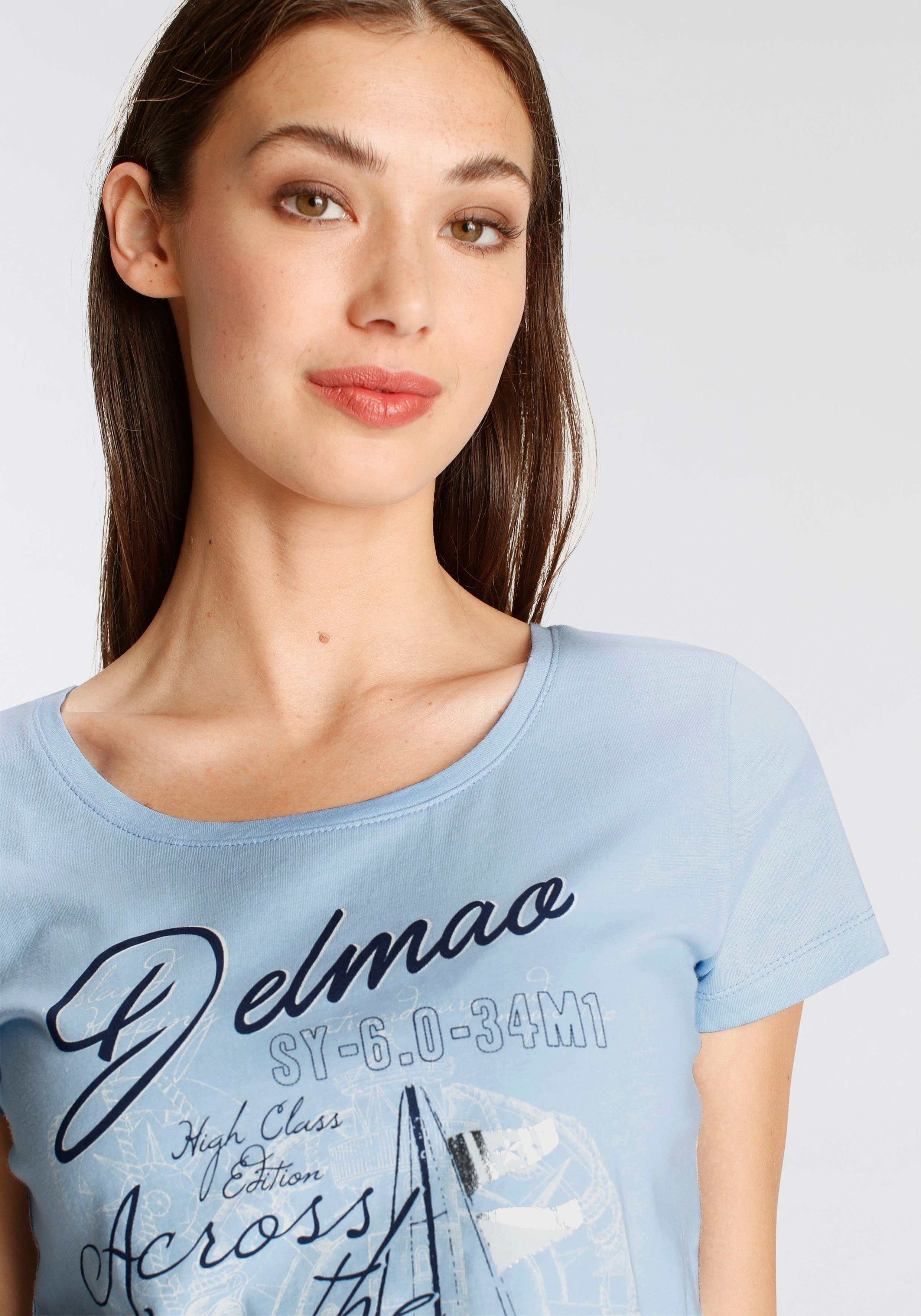 DELMAO Sweatshirt (Spar-Set, 2-tlg., Sweatshirt + T-Shirt) mit passendem T-Shirt ---NEUE MARKE!
