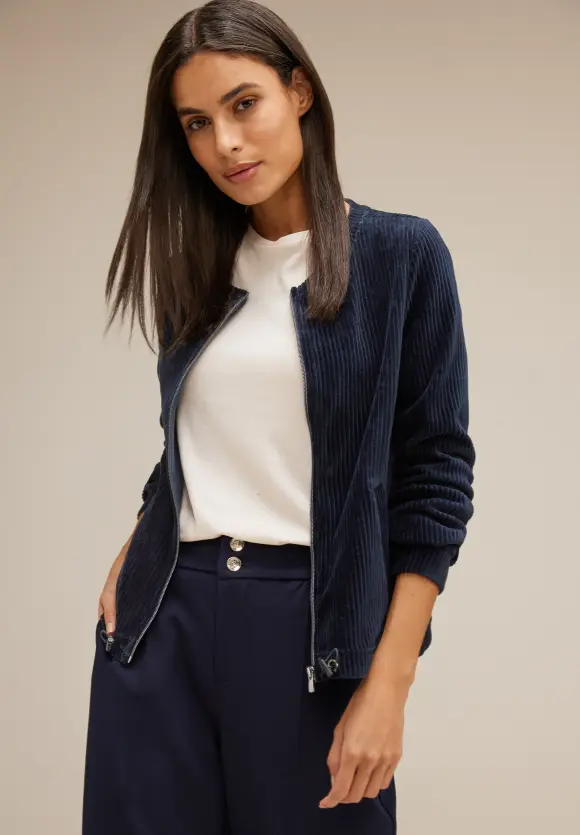 Street One Cordjacke mit Zipper